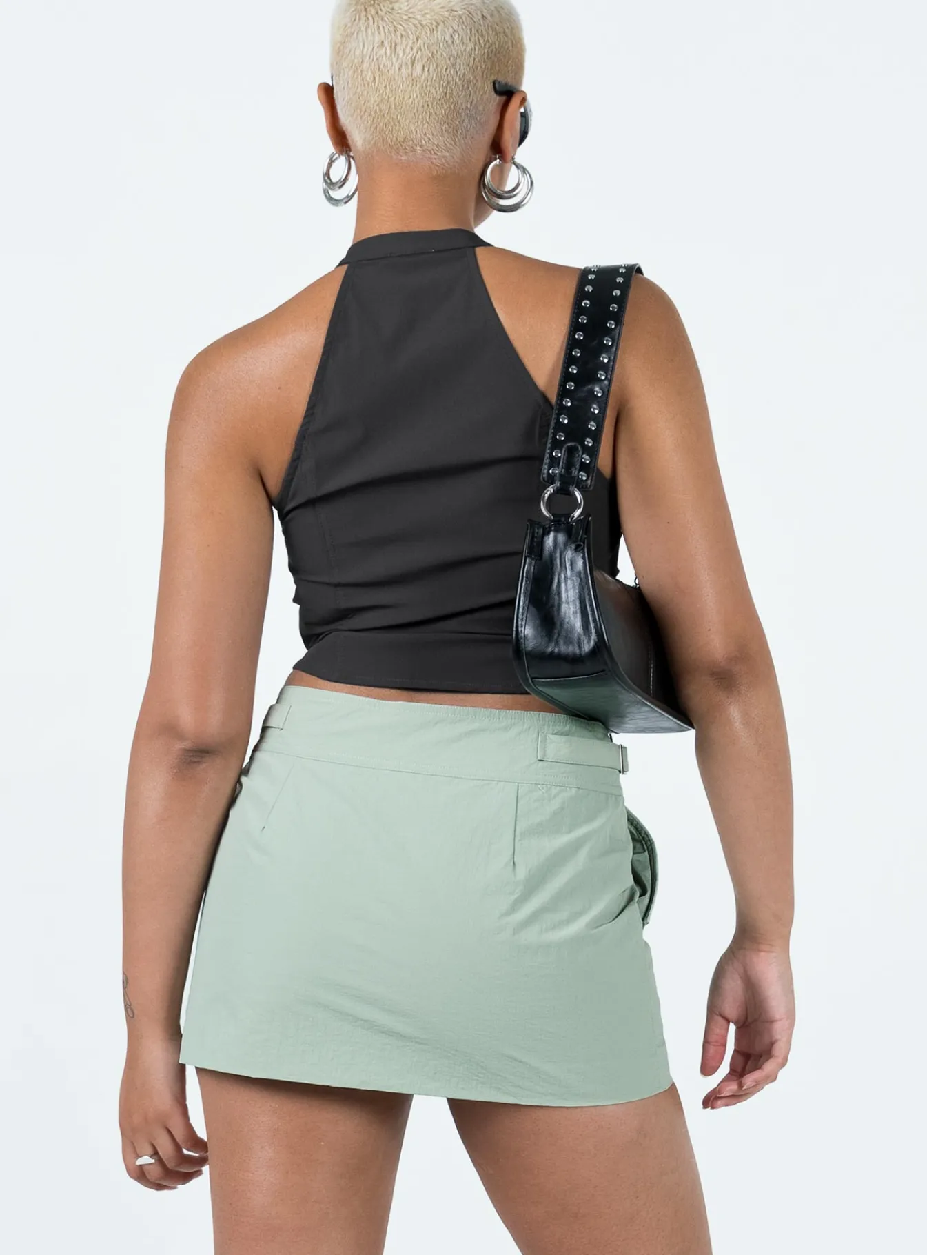 Princess Polly Knightley Cargo Mini Skirt Khaki Best Sale