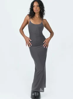 Princess Polly Knox Maxi Dress  Slate Fashion