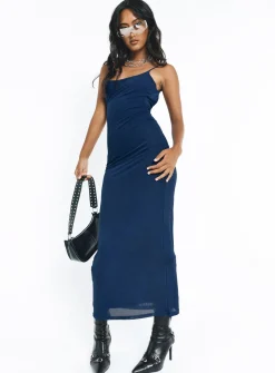 Princess Polly Knox Maxi Dress  Navy Online