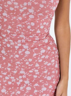 Princess Polly Knox Maxi Dress  Pink Floral Outlet