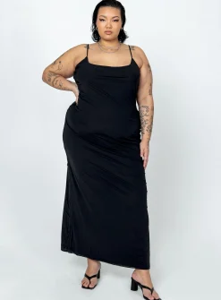 Princess Polly Knox Maxi Dresscurve   Black Store