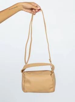 Princess Polly Knox Top Handle Bag  Beige Hot