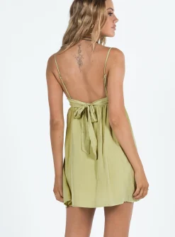 Princess Polly Koko Mini Dress Matcha  Green Online