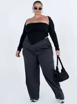 Princess Polly Koslo Bolero Topcurve Black Hot