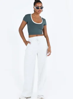 Princess Polly Kyah Top  Steel Online
