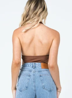 Princess Polly Kylan Bodysuit  Brown Store