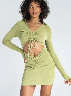 Princess Polly Kylie Mini Dress  Green Fashion