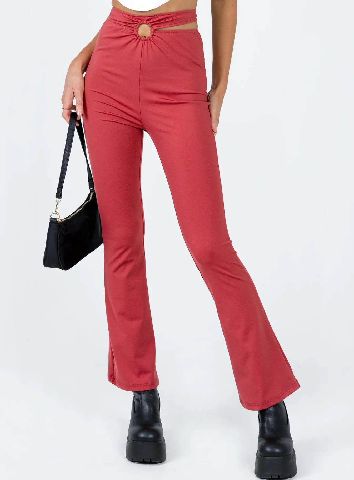 Princess Polly Kyra Pants Red Cheap