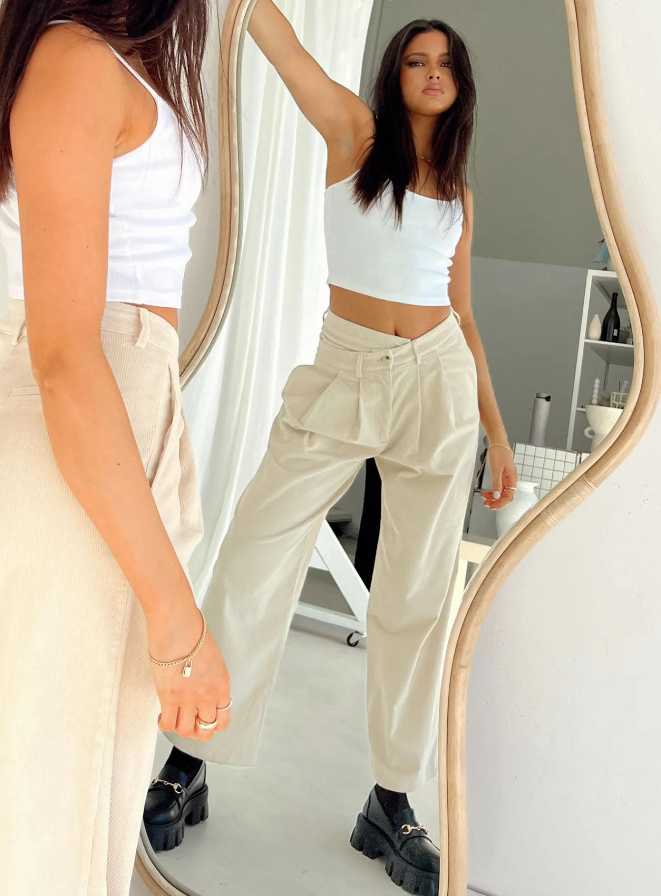 Princess Polly La Mesa Pant Beige Fashion