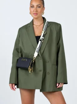 Princess Polly La Quinta Blazer  Khaki Best