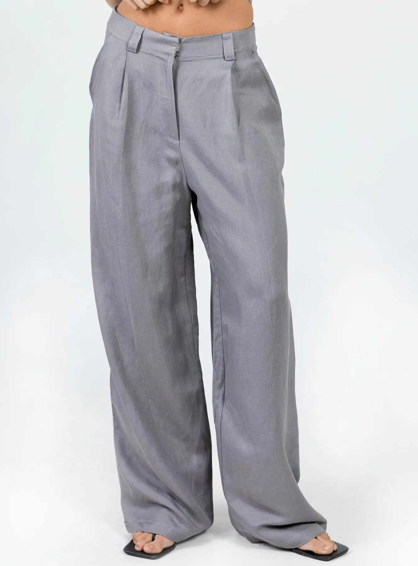 Princess Polly La Quinta Pant Grey Discount