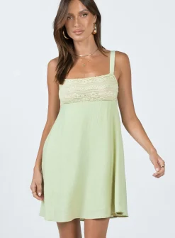 Princess Polly Laci Mini Dress  Sage Store