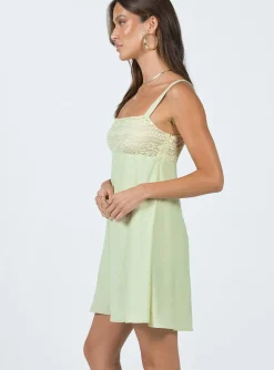 Princess Polly Laci Mini Dress  Sage Store