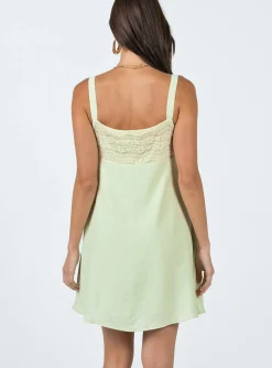 Princess Polly Laci Mini Dress  Sage Store