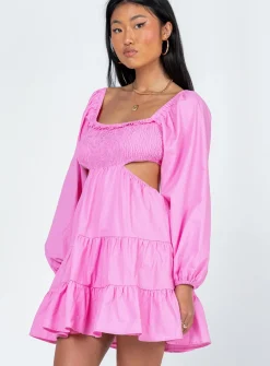Princess Polly Landen Mini Dress Pink Clearance