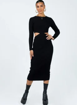 Princess Polly Languara Maxi Dress  Black Best
