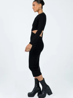 Princess Polly Languara Maxi Dress Black Best