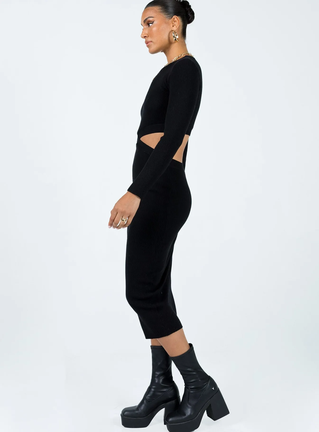 Princess Polly Languara Maxi Dress Black Best