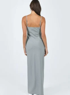 Princess Polly Lania Midi Dress  Grey Store