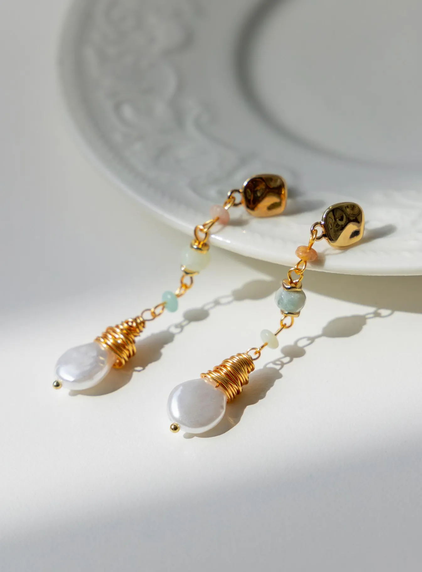 Princess Polly Lapira Drop Earrings/ Multi Gold Cheap