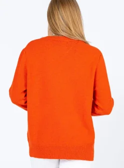 Princess Polly Larissa Sweater  Orange Store