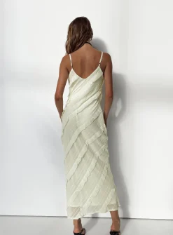 Princess Polly Lars Maxi Dress  Yellow New