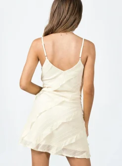 Princess Polly Lars Mini Dress Yellow Sale