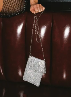 Princess Polly Larson Crossbody Mini Bag  Silver Cheap