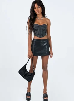 Princess Polly Laskey Bustier Top  Black Cheap