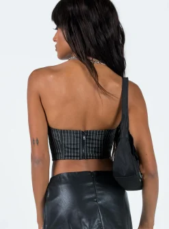 Princess Polly Laskey Bustier Top  Black Cheap