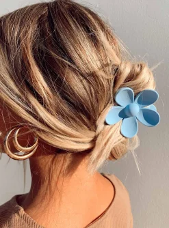 Princess Polly Last Summer Hair Clip Blue Store