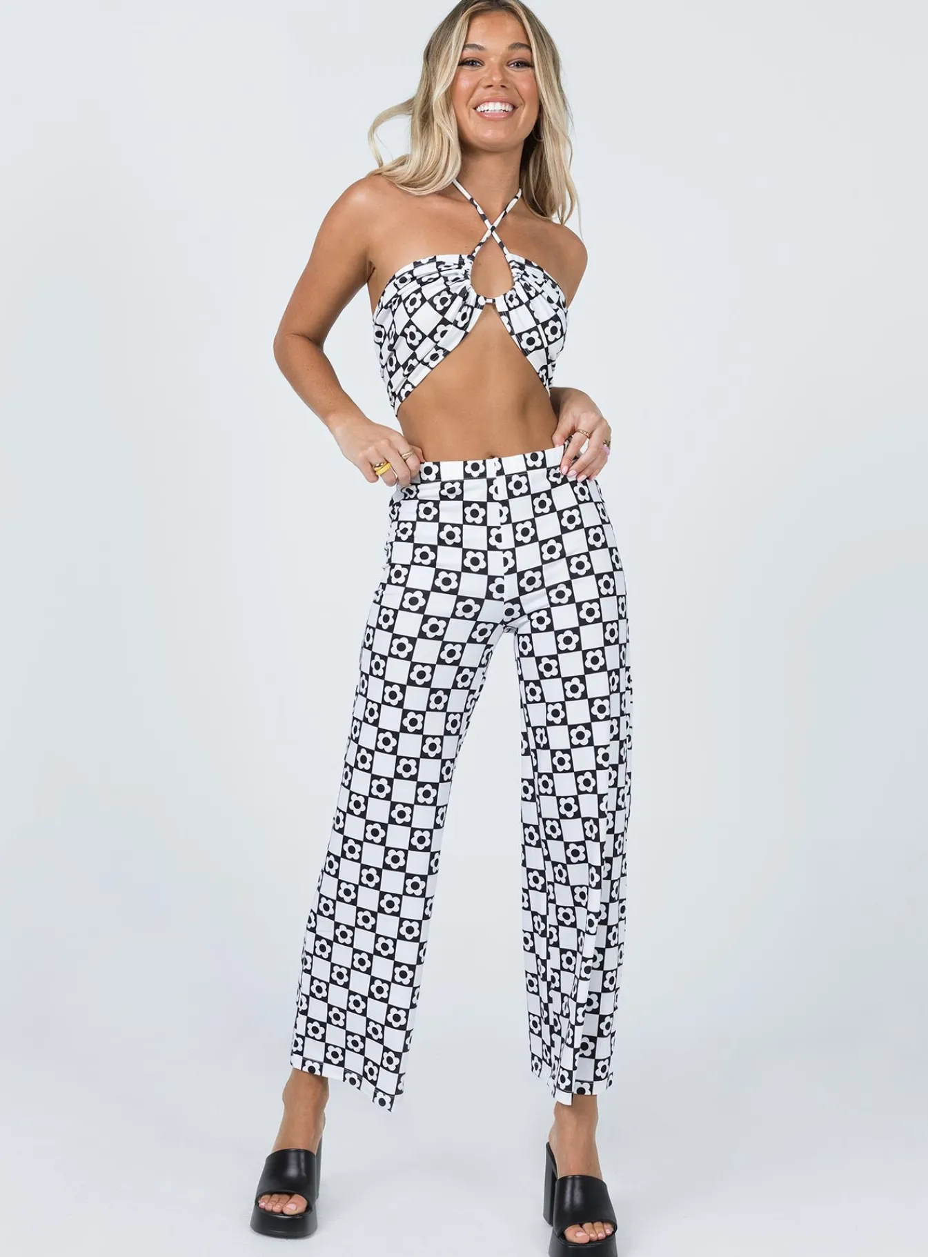 Princess Polly Latiana Set Black / White Cheap