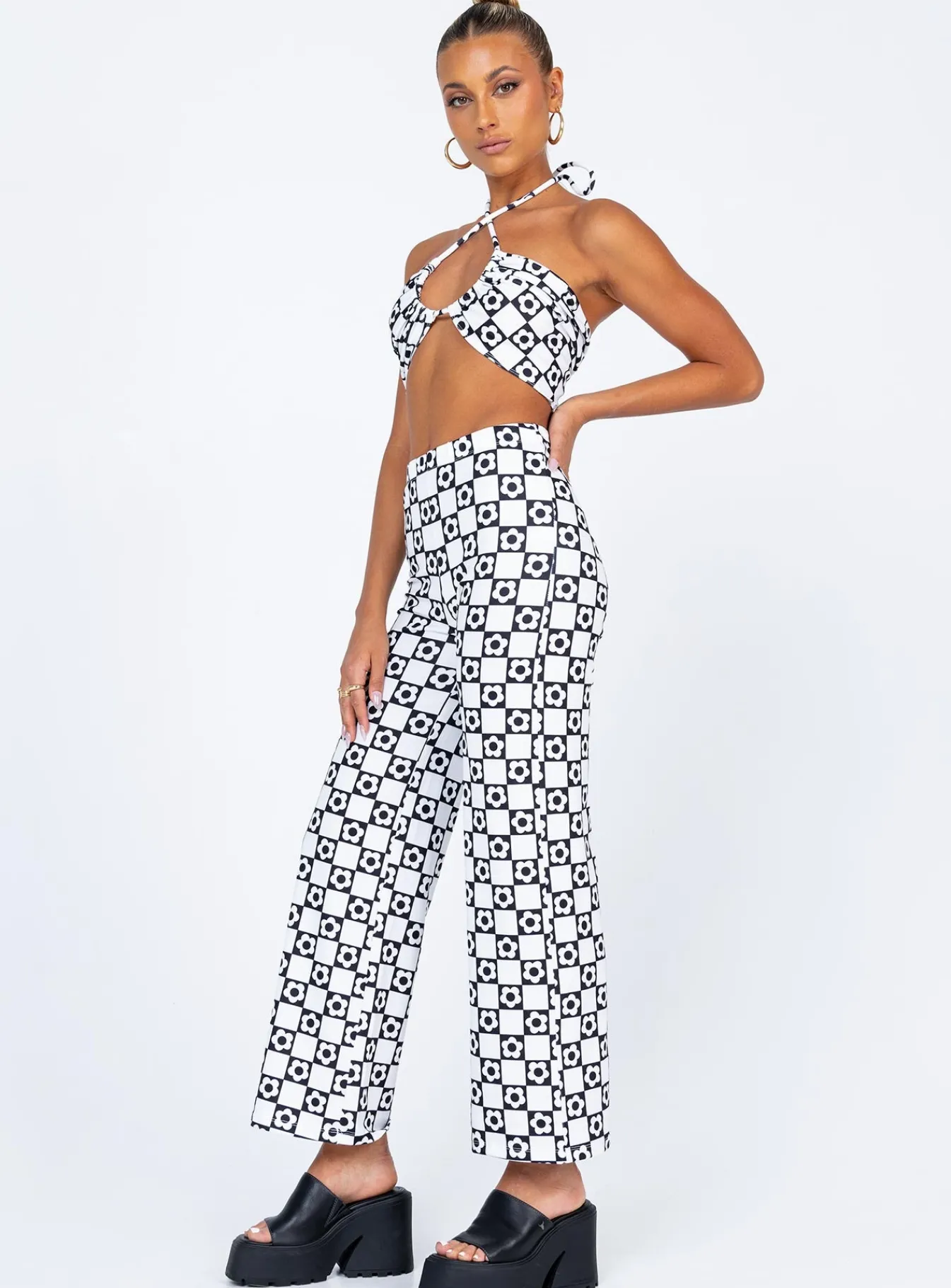 Princess Polly Latiana Set Black / White Cheap