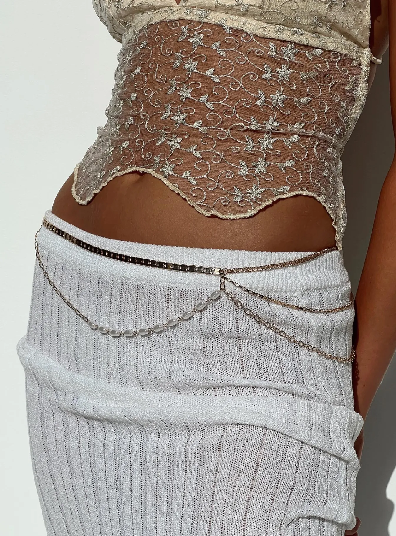 Princess Polly Laurelle Chain Belt Gold Hot