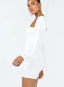 Princess Polly Laurie Corset Mini Dress  White Store