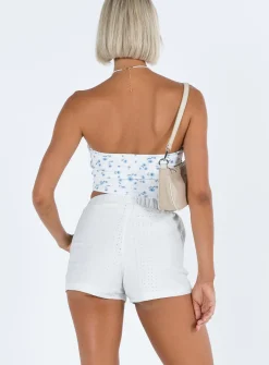 Princess Polly Lavoie Shorts White Sale