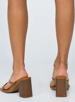 Princess Polly Layla Heel Tan Best Sale