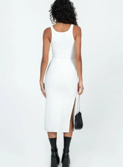 Princess Polly Lazar Midi Dress  White Fashion