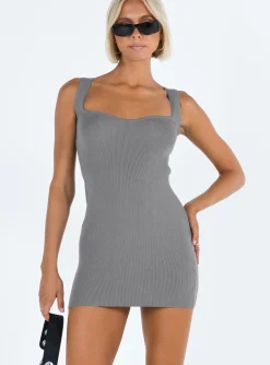 Princess Polly Lehna Mini Dress  Grey Hot