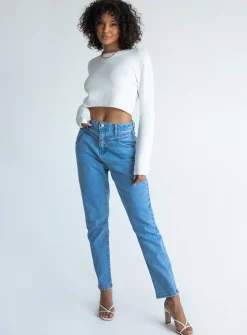 Princess Polly Leila Yolk Momjeans   Denim Shop