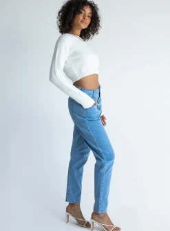 Princess Polly Leila Yolk Momjeans   Denim Shop