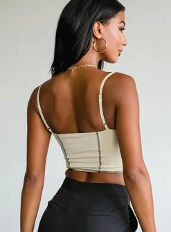 Princess Polly Leilani Top   Beige Cheap