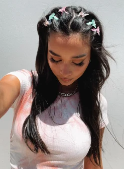 Princess Polly Lelo Hair Clip Set Multi Shop