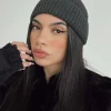 Princess Polly Leo Beanie  Slate Grey Clearance