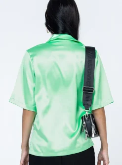 Princess Polly Leona Shirt  Green Online