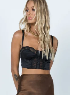 Princess Polly Leonara Top Black Fashion