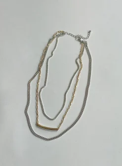 Princess Polly Lessie Necklace Multi   Gold Sale
