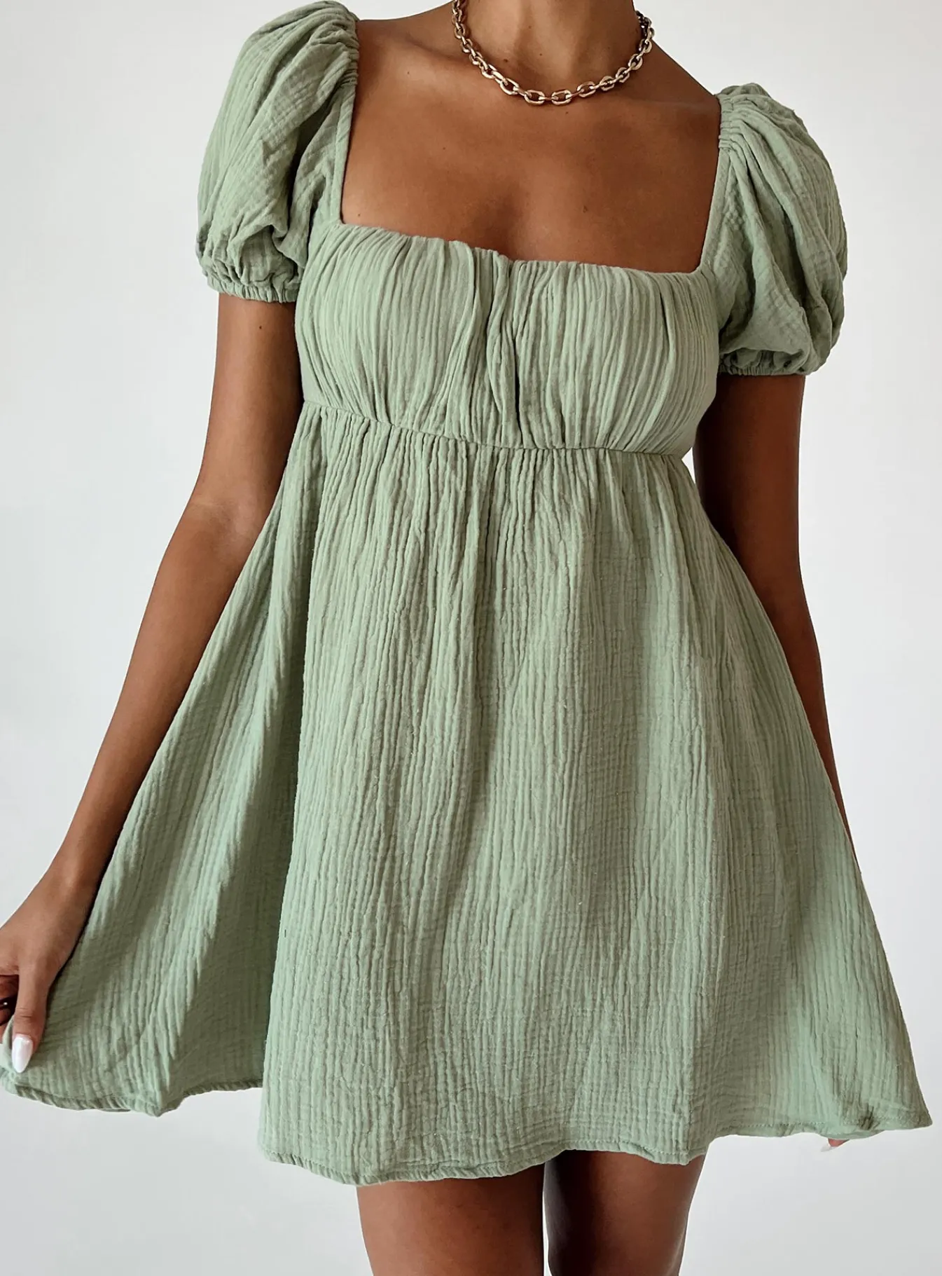 Princess Polly Let'S Dance Mini Dress Sage Cheap