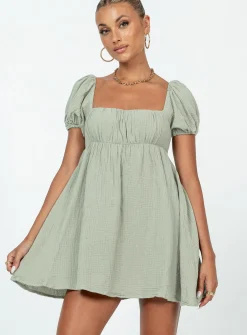 Princess Polly Let'S Dance Mini Dress Sage Cheap