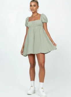 Princess Polly Let'S Dance Mini Dress Sage Cheap